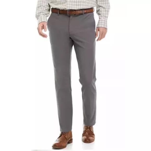 Ralph Lauren Mens 38x34 Classic Fit Grey Casual Dress Pants Norton New - Picture 1 of 9